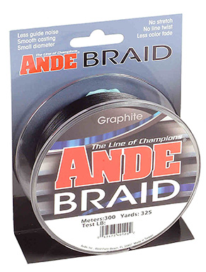 ANDE BRAID GRAPHITE 30lb 325yds