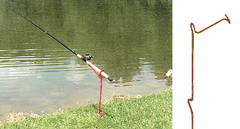 Catfishing rod holder  Fishing rod stand, Catfish fishing, Fishing rod