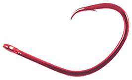 Daiichi Circle Wide Hook - Slightly Off-Set - Bleeding Bait Red - D85 7/0 (9 PK)