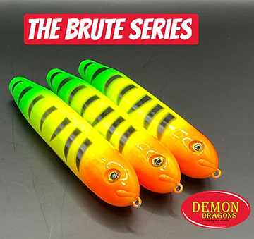 DEMON DRAG 5in BRUTE CATFISH COLLEGE 3PK, Catfish Connection