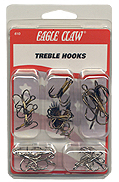 EAGLE CLAW TREBLE HOOK ASSORTMENT 25pc