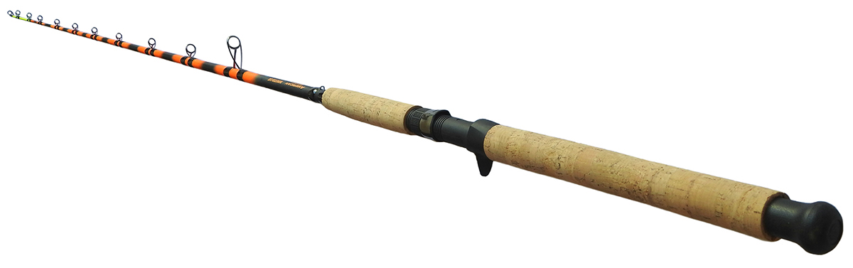 Classic Nite Stick Catfish Casting Rod 12' 2PC Glow Tip Blue